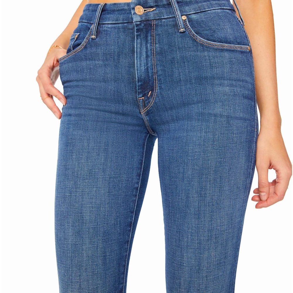 MOTHER Denim - High Waisted Looker Ankle Fray - ONE SMART COOKIE